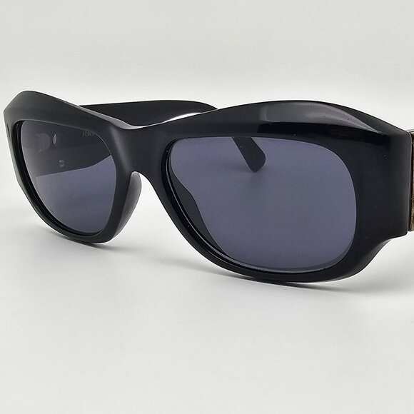Versace Mod. 395 Col. 852 Black Frame Grey Lens Sunglasses Italy 54-17-137 main image 5